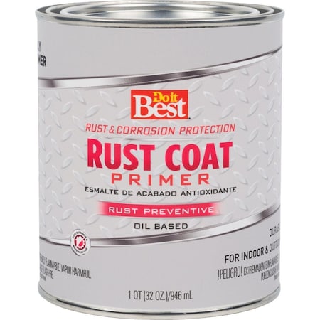 All-Source Rust Coat Enamel Primer, Gray, 1 Qt. 241070D